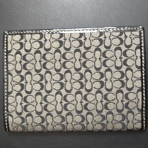 COACH passport holder wallet